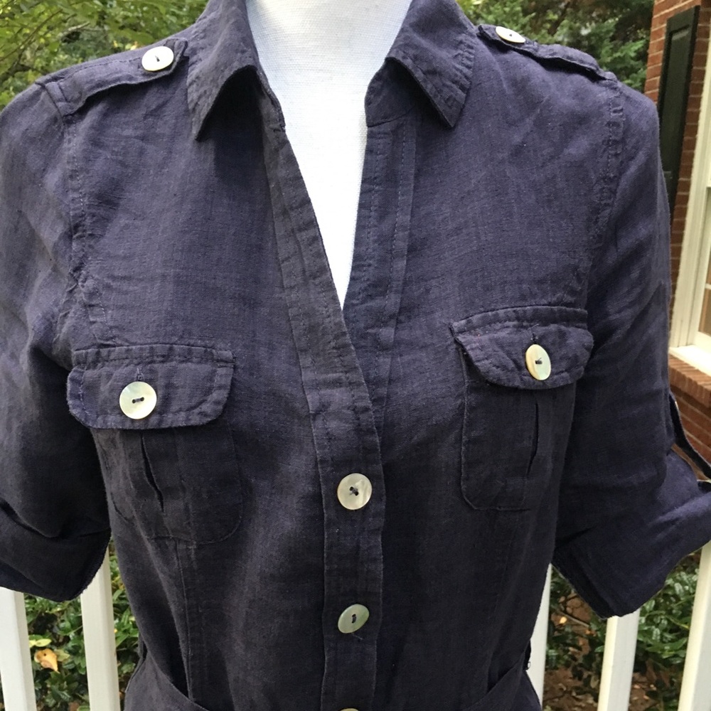 Malvin Hamburg Germany Linen Dress
